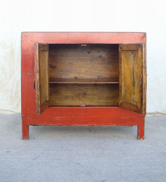 紅漆柜|Red-lacquered cabinet