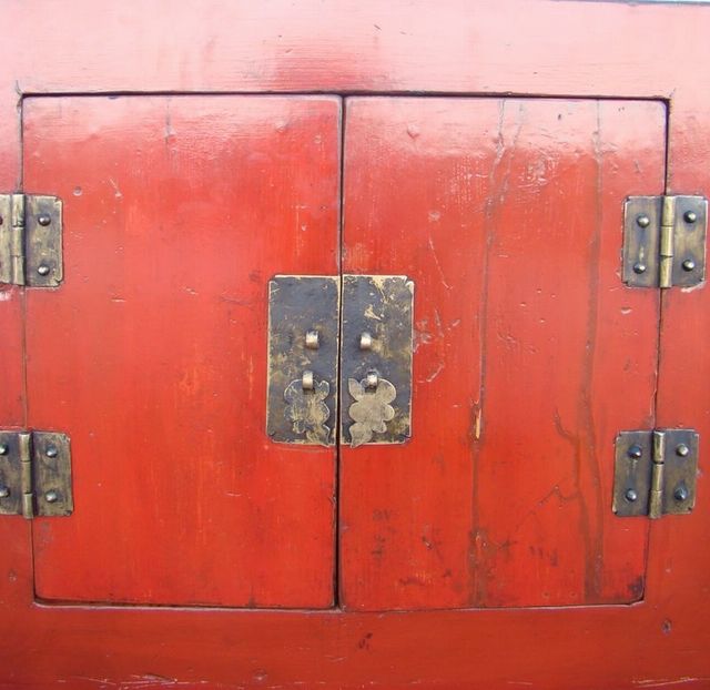 紅漆柜|Red-lacquered cabinet