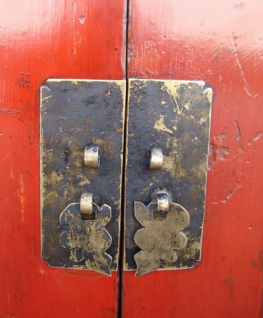 紅漆柜|Red-lacquered cabinet