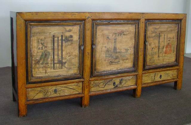 描彩柜|painted cabinet