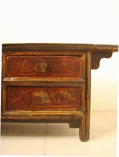 描彩四抽二門地柜|lower cabinet