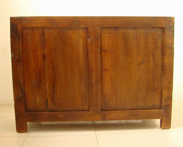 描彩四門連體|painted cabinet