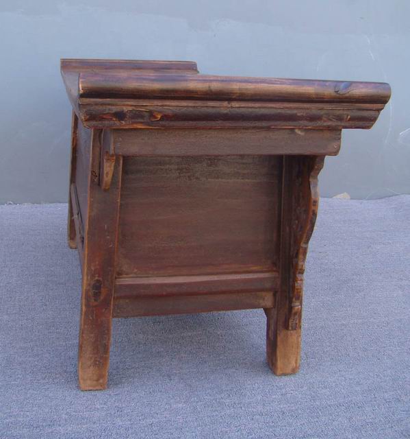 二抽翹頭炕桌|lower table