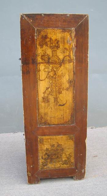 描彩四門柜|painted cabinet