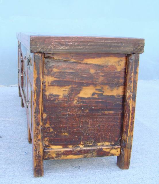 描彩四抽二門地柜高碑店painted lower cabinet