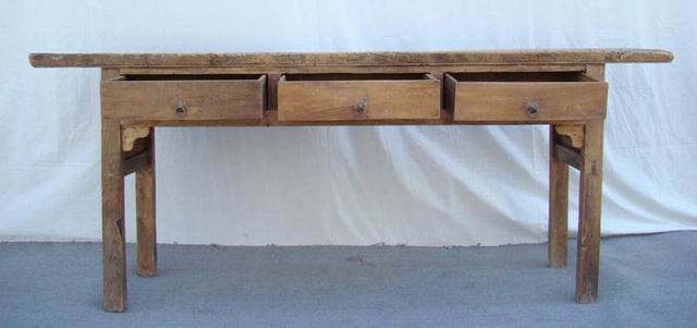 三抽條桌|long table
