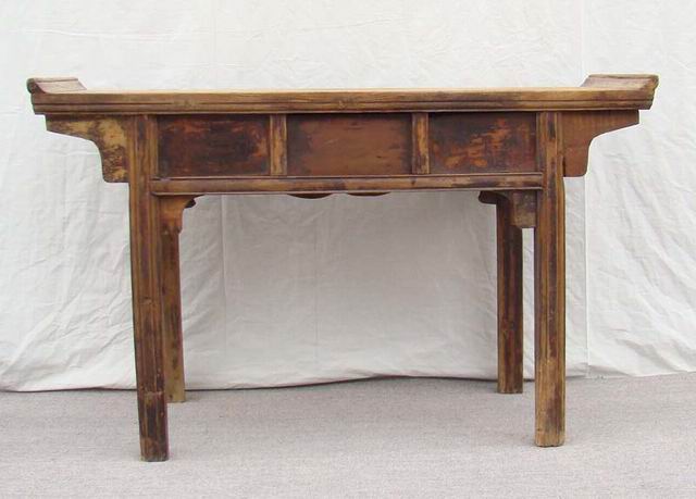 三抽翹頭桌|table