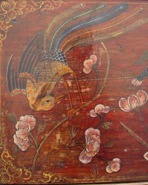 描彩二門(mén)柜|painted cabinet
