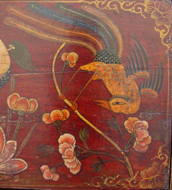 描彩二門(mén)柜|painted cabinet