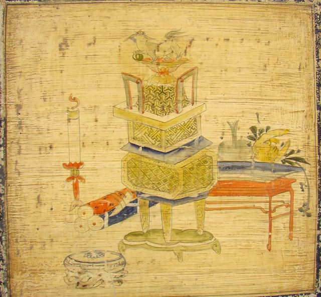 描彩三抽三門體工廠|Color-painted low cabinet