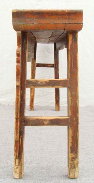 描彩翹頭臺|painted stand