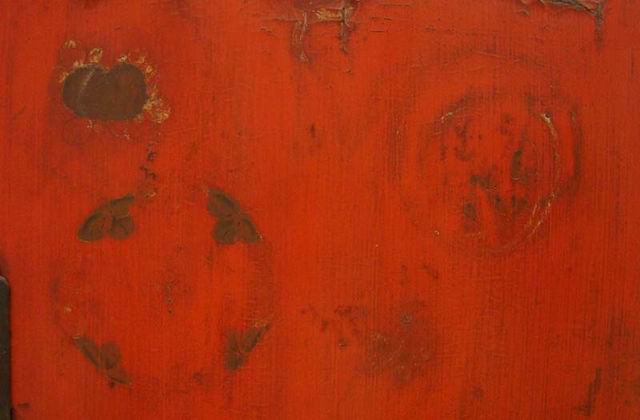 描金中柜工廠|Red & gilt medium cabinet