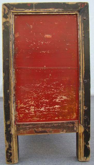 描彩四門連柜|painted cabinet