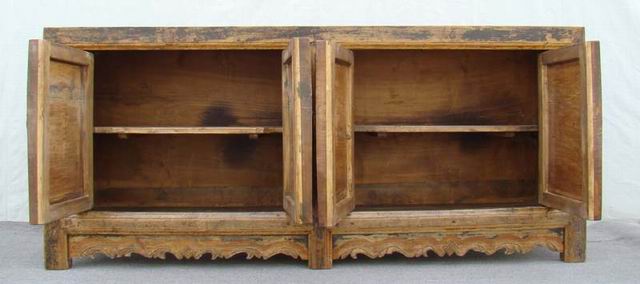 描彩四門柜|painted cabinet