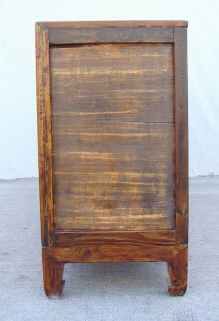 描彩三門(mén)柜|Color-painted low cabinet