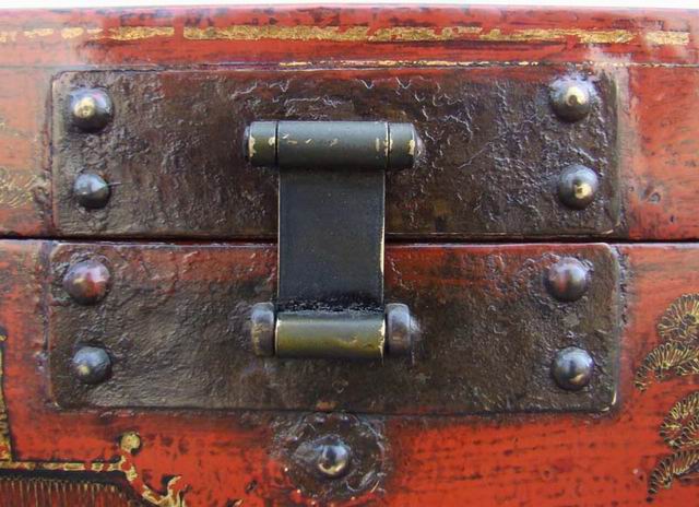 描金箱|gold gilt trunk