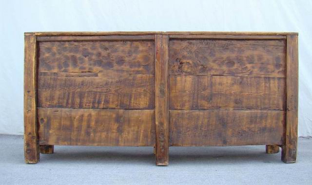 描彩四門連體柜|painted cabinet