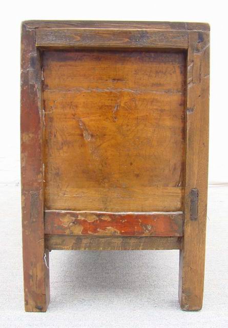 描彩三門(mén)柜|Color-painted low cabinet