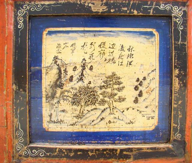 描彩連柜|cabinet