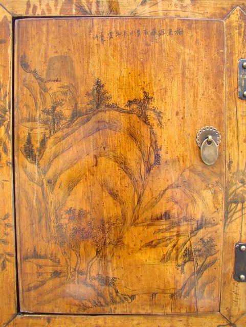 描彩四門地柜|lower cabinet