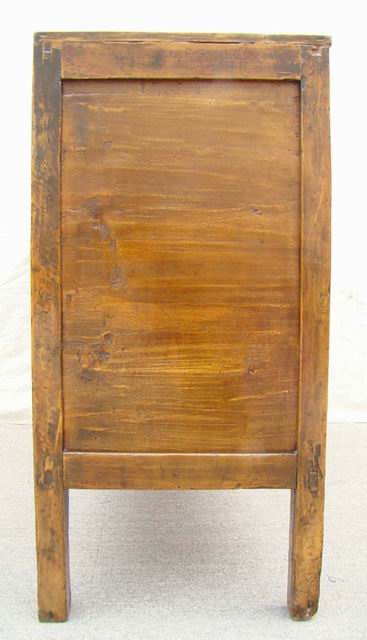 描彩一抽二門柜|painted cabinet