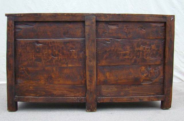 描彩四抽四門柜|painted cabinet