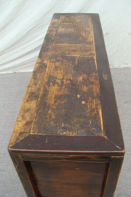 描彩四抽四門柜|painted cabinet