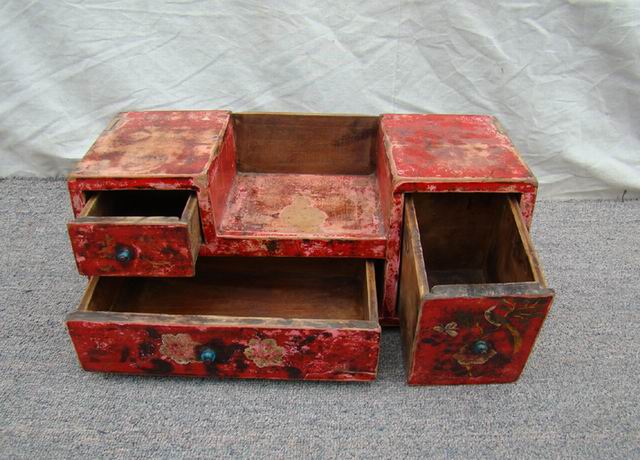 描彩首飾盒|dress box