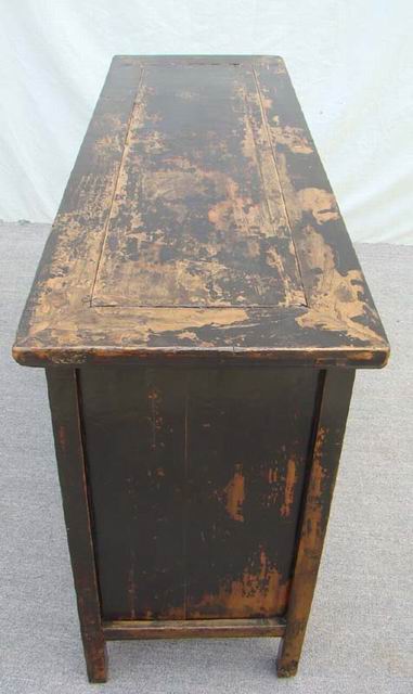 描彩連體柜|painted lower cabinet