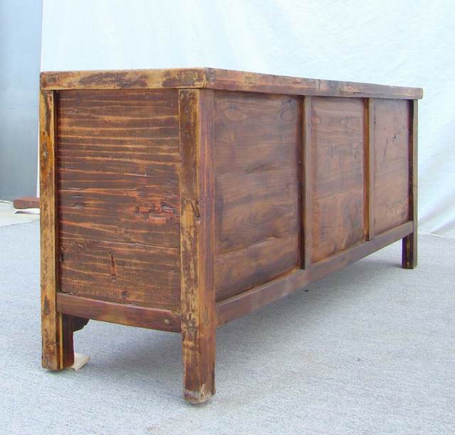 描彩三抽六門地柜|lower cabinet
