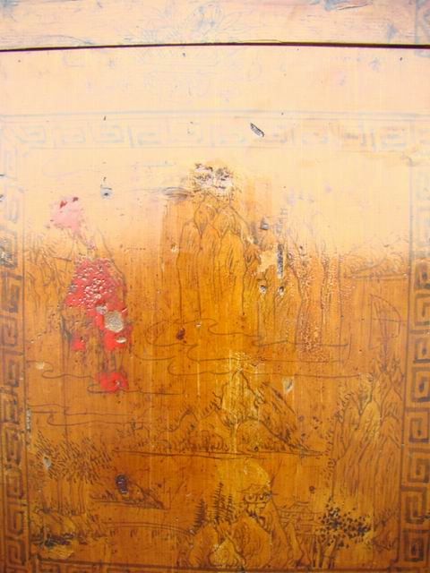 描彩四門柜|Multicolored big cabinet