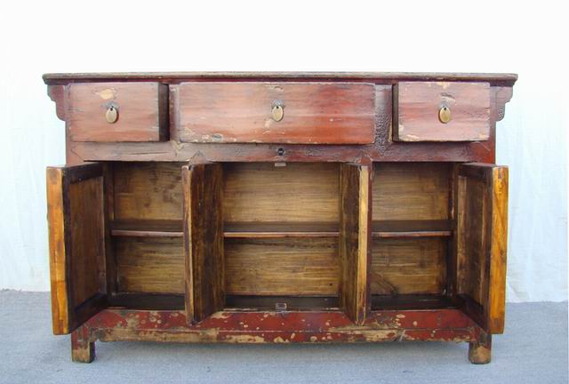 三抽四門柜|cabinet