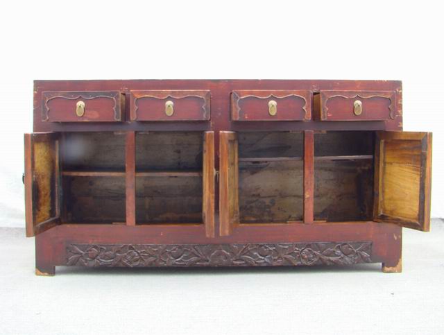 四抽四門柜|cabinet