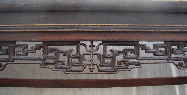 雕花平頭案|Flat-top narrow table