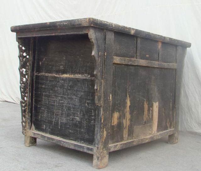 二抽二門(mén)雕花柜|Small cabinet
