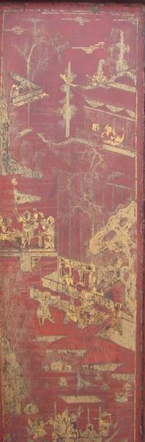 紅描金大柜|Red & gilt big cabinet