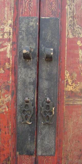 紅描金大柜|Red & gilt big cabinet