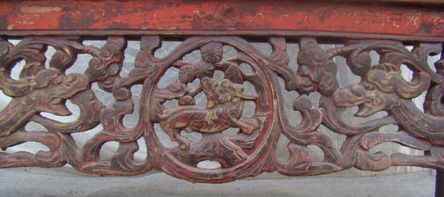 紅描金大柜|Red & gilt big cabinet