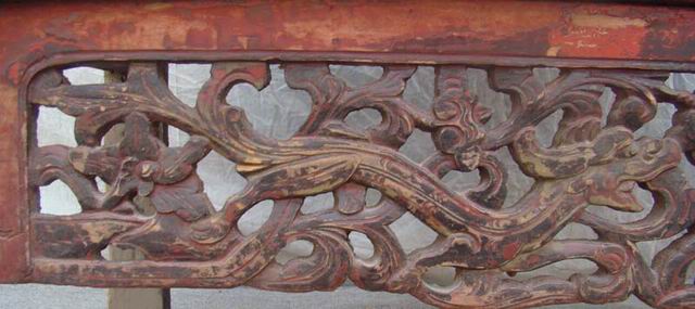 紅描金大柜|Red & gilt big cabinet