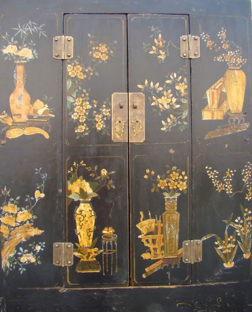 黑描彩大柜工廠|Multicolored big cabinet