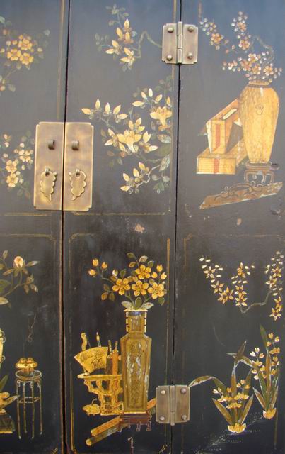 黑描彩大柜工廠|Multicolored big cabinet