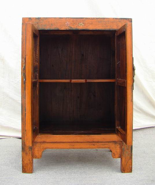 黃描彩小柜|painted small cabinet