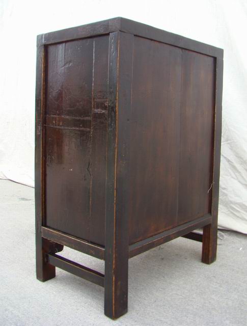 黃描彩小柜|painted small cabinet