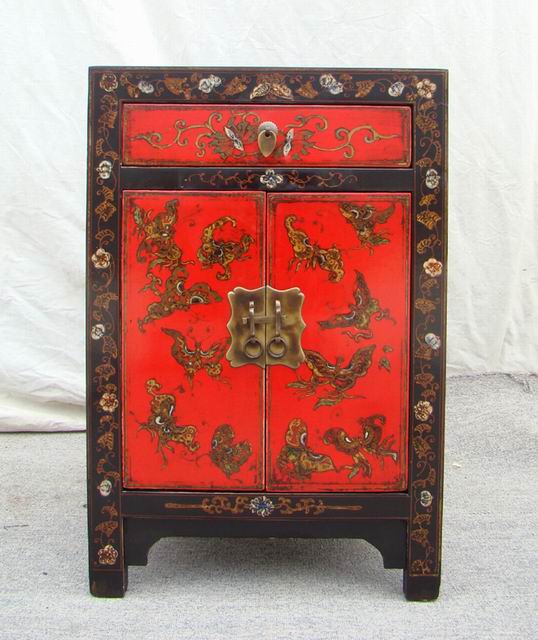 描彩小柜|painted small cabinet