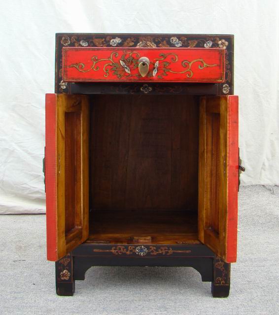 描彩小柜|painted small cabinet