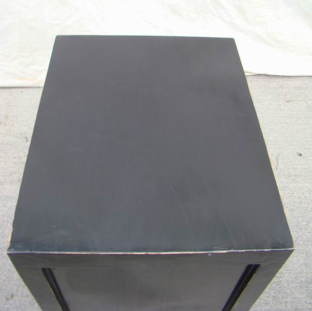 紅描彩小柜|red painted small cabinet