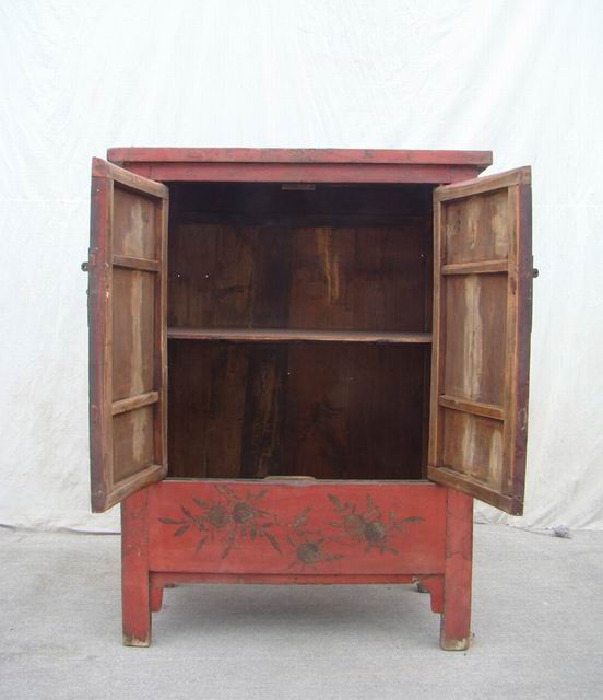 描彩二門柜工廠|Color-painted twin cabinet