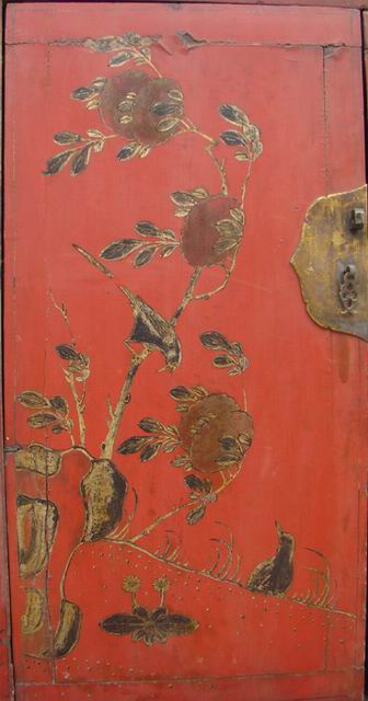 描彩二門柜工廠|Color-painted twin cabinet