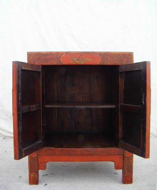 紅描金小柜|gold gilt small cabinet