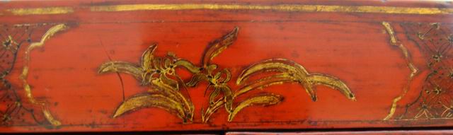 紅描金小柜|gold gilt small cabinet